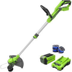 Coupe Bordures sans fil Greenworks 40V 33cm Batterie 2Ah