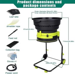 Image du fabricant 2 du Broyeur feuilles électrique 2500W