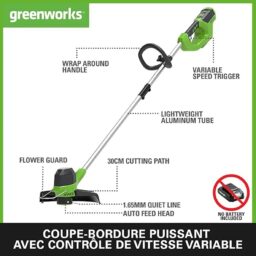 Image du fabricant 2 du Greenworks Coupe Bordure Sans Fil