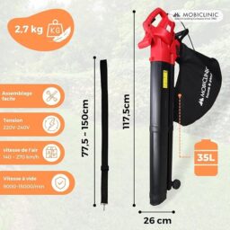 Image du fabricant 2 du Mobiclinic® Souffleur Aspirateur Feuilles