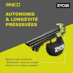 Image du fabricant 2 du RYOBI Aspirateur Souffleur Broyeur OBV18