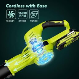 Image du fabricant 2 du Souffleur de Feuilles sans Fil Vert