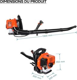 Image du fabricant 2 du WilTec Souffleur de Feuilles Dos