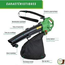 Image du fabricant 3 du Aspirateur Souffleur Broyeur Électrique