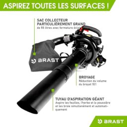 Image du fabricant 3 du BRAST Souffleur aspirateur broyeur