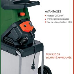 Image du fabricant 3 du Broyeur Gardebruk® 3100W électrique