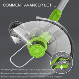 Image du fabricant 3 du Greenworks 40V Coupe Bordure Sans Fil