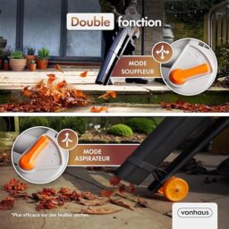 Image du fabricant 3 du VonHaus Aspirateur Souffleur Feuilles