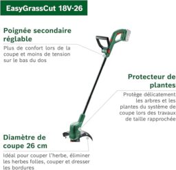 Image du fabricant 4 du Bosch EasyGrassCut 18V-26 coupe-bordures
