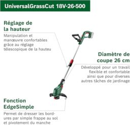 Image du fabricant 4 du Bosch UniversalGrassCut coupe-bordures