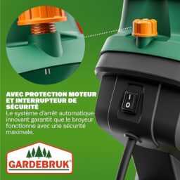 Image du fabricant 4 du Broyeur Jardin Gardebruk® 3100W