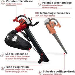 Image du fabricant 4 du Einhell Aspirateur-souffleur GE-CL 36-230 Li