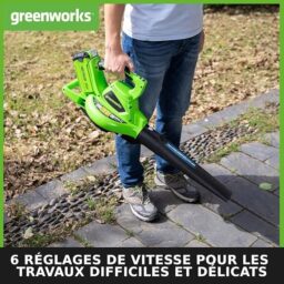 Image du fabricant 4 du Greenworks aspirateur souffleur 40V
