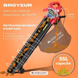 Image du fabricant 4 du Mobiclinic® Souffleur Aspirateur Feuilles