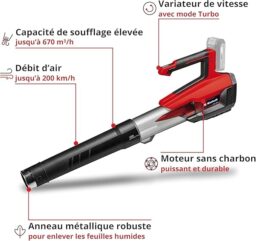 Image du fabricant 4 du Souffleur Einhell Professional sans fil