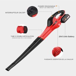 Image du fabricant 4 du TEENO Souffleur de Feuilles 20V