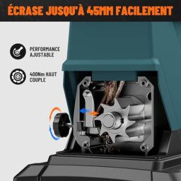 Image du fabricant 5 du DOVAMAN GT10 Broyeur Jardin Silencieux