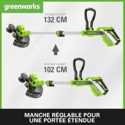 Image du fabricant 5 du Greenworks 40V Coupe Bordure Sans Fil