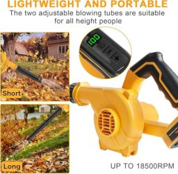 Image du fabricant 5 du Souffleur Powarobor batterie Dewalt