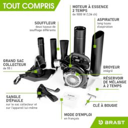 Image du fabricant 6 du BRAST Souffleur aspirateur broyeur
