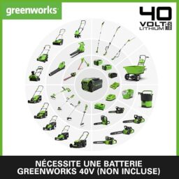 Image du fabricant 6 du Greenworks 40V Coupe Bordure Sans Fil