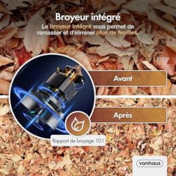 Image du fabricant 6 du VonHaus Aspirateur Souffleur Feuilles