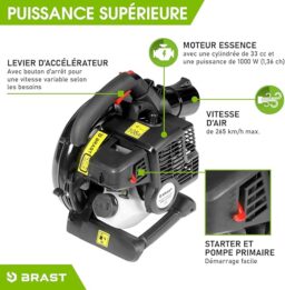 Image du fabricant 7 du BRAST Souffleur aspirateur broyeur