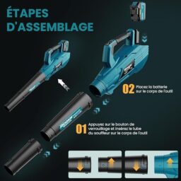 Image du fabricant 7 du Souffleur Batterie puissant sans fil