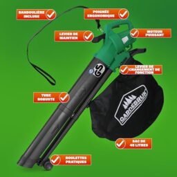Image du fabricant 8 du GARDEBRUK Aspirateur souffleur broyeur
