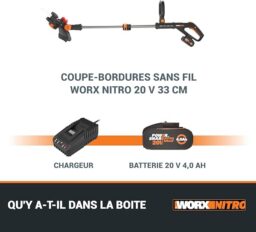 Image du fabricant 8 du Pack WORX Nitro Coupe-Bordures