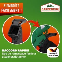 Image du fabricant 9 du GARDEBRUK Aspirateur souffleur broyeur
