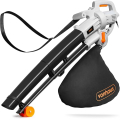 Aspirateur Souffleur Broyeur Jardin VonHaus de Feuilles 3...