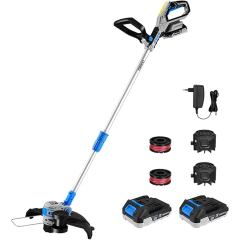 Débroussailleuse Batterie DEKOPRO 20V Tondeuse Électrique sans Balais