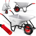 Brouette de Chantier et Jardin Gardebruk 100L Acier Galva...