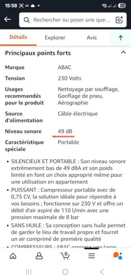 image client 1 Compresseur D'air Portable Abac EASE AIR 6