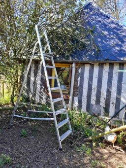 image client 1 Escabeau Amig Échelle Pliable 7 Marches Aluminium