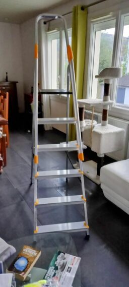 image client 1 Échelle Coulissante Double Kadax Transformable de 3 Plans