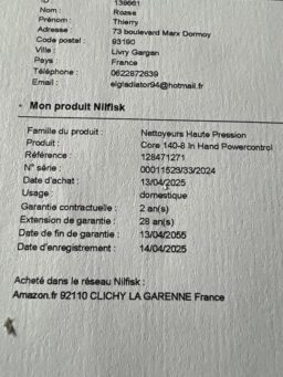 image client 1 Nettoyeur Haute Pression Nilfisk Core 140 10 PowerControl
