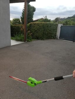 image client 10 Élagueuse et Taille Haie sur Perche 2 en 1 Greenworks G24PSHK2