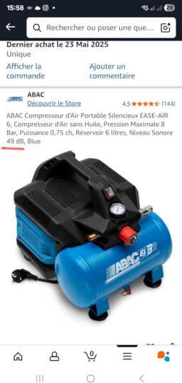 image client 2 Compresseur D'air Portable Abac EASE AIR 6