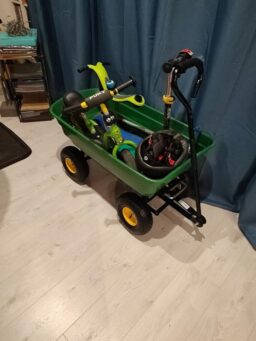 image client 2 Chariot de Jardin Outsunny de À Main Benne Basculante