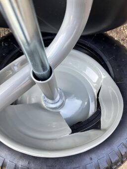 image client 2 Chariot Jardin GYMAX Brouette de 2 Roues 140L