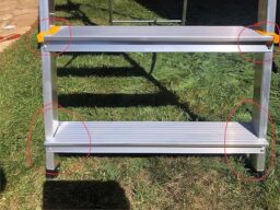 image client 2 Escabeau Pliable Hoström DURAMP8 8 Marches