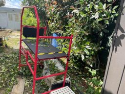 image client 3 Échafaudage Roulant Oxeo 4765 Pliable Roulettes