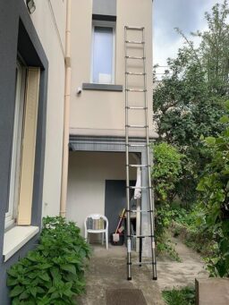 image client 3 Échelle Télescopique Pliante Autofather 5m avec Crochets