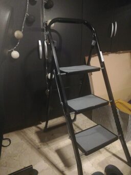 image client 3 Escabeau Pliant 5 Five Simply Smart Escabeau-Marche Pied 3 Niveaux