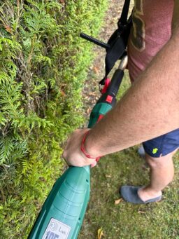 image client 3 Élagueuse sur Perche Hychika Better Tools Taille Haie Télescopique Électrique 900W