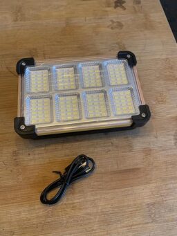 image client 4 Lampe de Travail Portable DANCINGBOAR Projecteur LED Rechargeable 30W