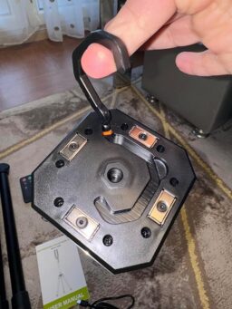 image client 5 Lampe de Chantier Aodoo Projecteur de Solaire À Led avec Trépied