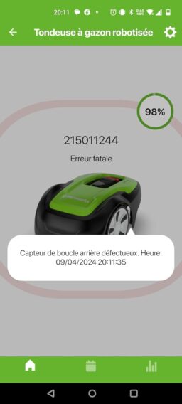 image client 7 Tondeuse Robot Greenworks Optimow M